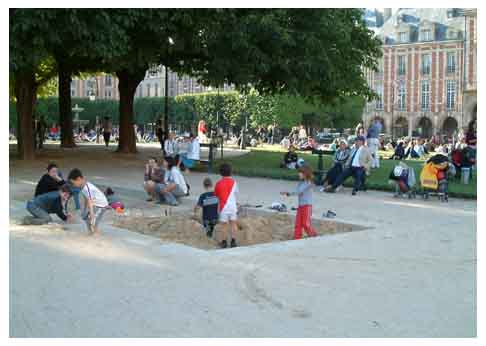 Running through Fountains
